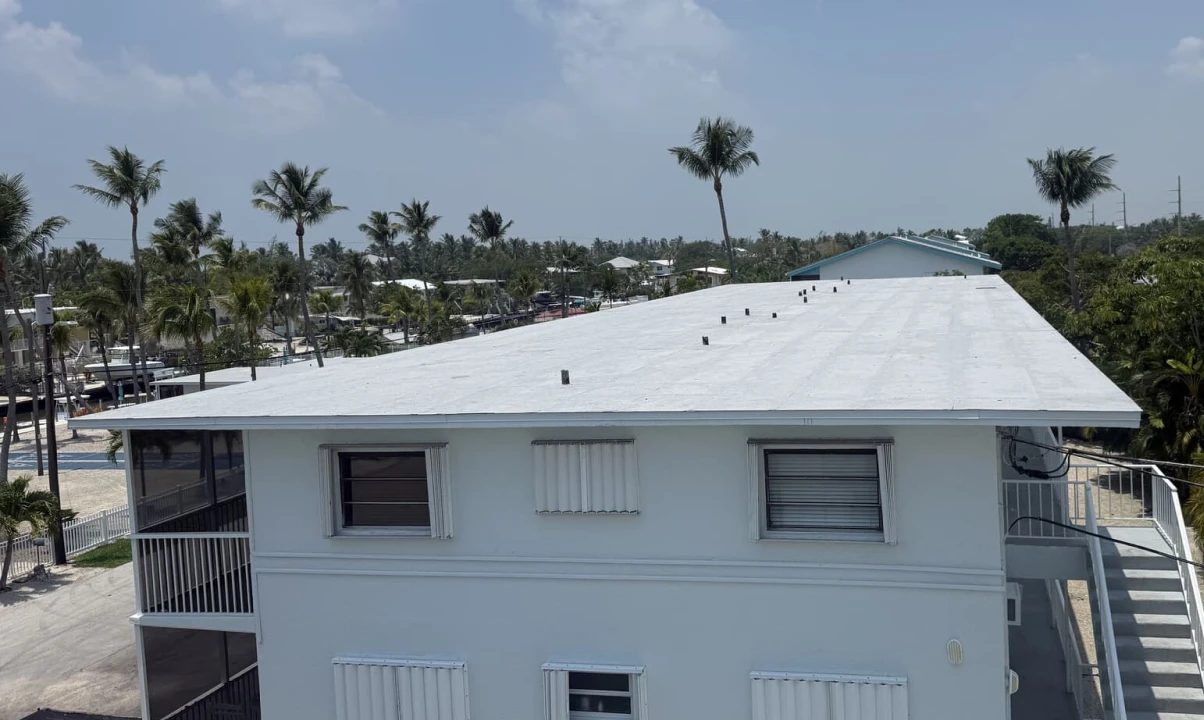 flat roof card